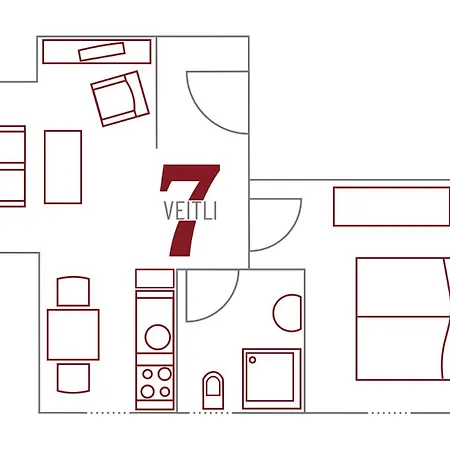 Lejlighed 7schwaben - 7 Vollausgestattete Unter Einem Dach Mitten In - Kueche - Bad - Wlan - Waschmaschine - Kostenloses Parken - E-bike-garage Mit Ladestation - Altstadt, Bus, Bahn, E-ladestation Unter 5 Min - Barrierefrei - Rollstuhlgerec